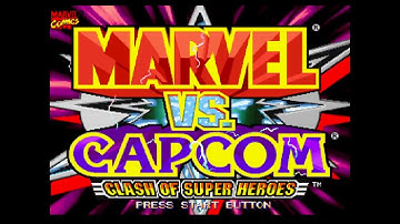 Marvel vs  Capcom - Clash of Super Heroes - Sega Dreamcast - Intro & Title Screen