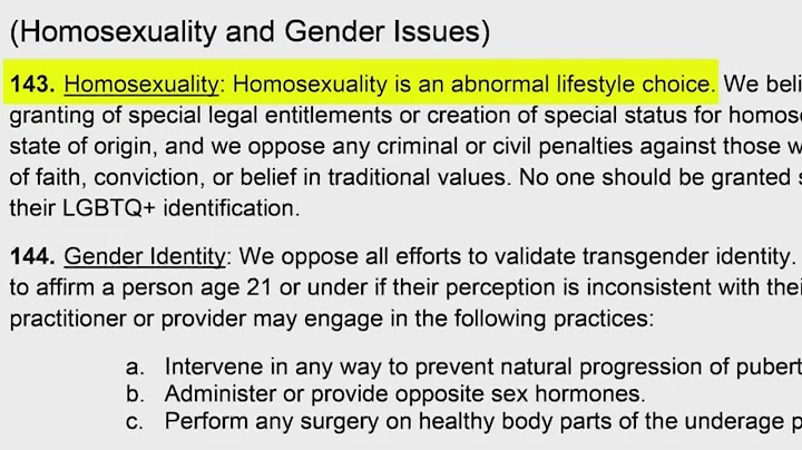 Texas GOP platform describes homosexuality as 'abnormal lifestyle choice' - DayDayNews