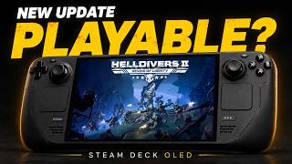 Helldivers 2 on Steam Deck OLED After the New Update | Performance Test