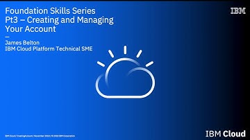 IBM Cloud Foundation Skills Series - Migrating Cloud Foundry Services to IAM