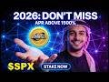 Stop Asking How High SPX token Can Go — Hedge With 505.63%% Staking (2026)