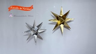 Estrella de Navidad en 3D