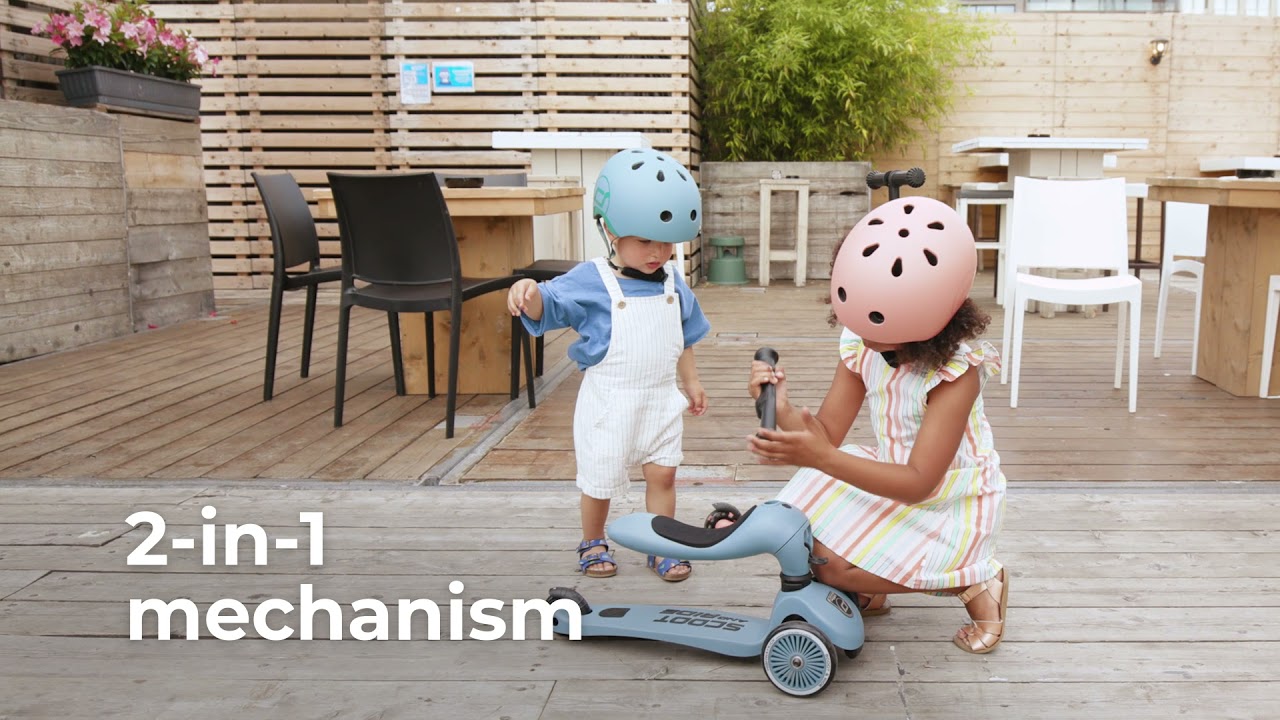 Patinete Infantil Highwaykick 5 Personalizable - Para +5 Años, Soporta 80 Kg, Ruedas Silenciosas