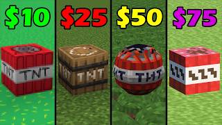 minecraft for $0 vs $10 vs $25 vs $50 vs $100 screenshot 1