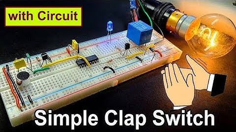 Clap switch Using 8051 Microcontroller #scienceproject #schoolproject 