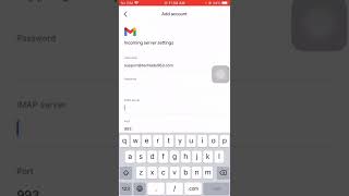 networksolutions professional email setup on iphone IMAP | gmail app