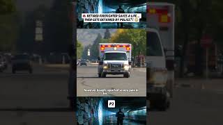 RETIRED FIREFIGHTER SAVES A LIFE..THEN GETS DETAINED BY POLICE?! #usa #police #cops #crime