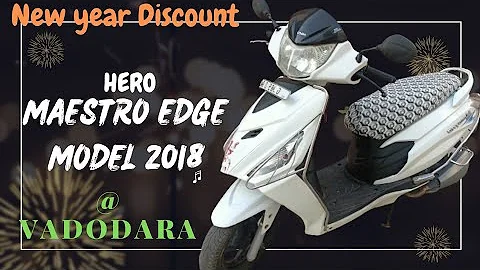Hero Maestro edge 2018 | new year offer 2023 | used bikes in Vadodara | #meeraautovadodara