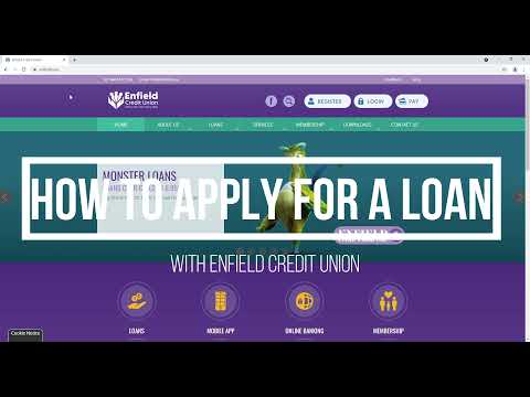 Enfield Credit Union- Online Loan Application Tutorial