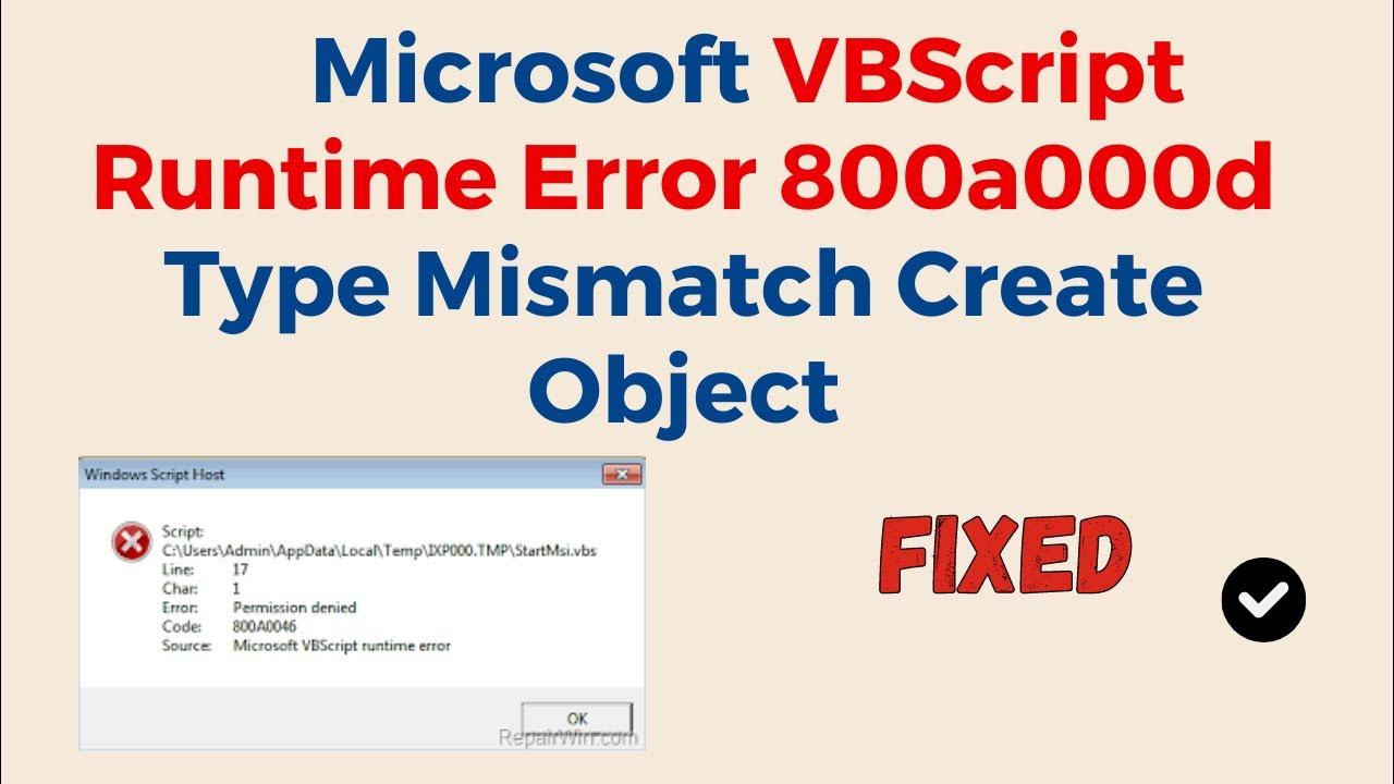 microsoft vbscript runtime error wrong number of arguments or invalid property assignment