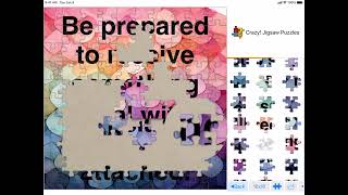 Mind relaxing jigsaw words puzzle screenshot 1