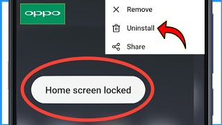 App Uninstall Problem Home Screen Locked Oppo | App Not Uninstall Problem Home Screen Lock screenshot 5