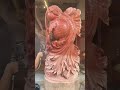 spraying liquid on the tail of the fish statue #youtubeshorts #trending
