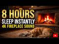 8 Hour Fireplace 4K – Sleep Instantly with Fire Sound