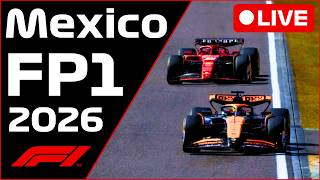 🔴F1 LIVE - Mexico GP FP1 - Commentary + Timings
