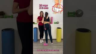 improve uneven hips and manage scoliosis with this simple exercise! www.verginiacenter.com