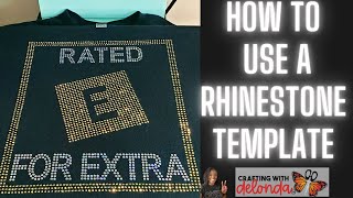HOW TO USE A RHINESTONE TEMPLATE WITH A CRICUT EXPLORE AIR 2