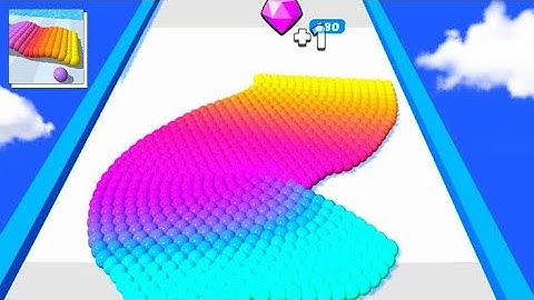 Canvas Run - Gameplay Walkthrough Part 1 Level 1 - 12 Full Screen (Android,iOS)