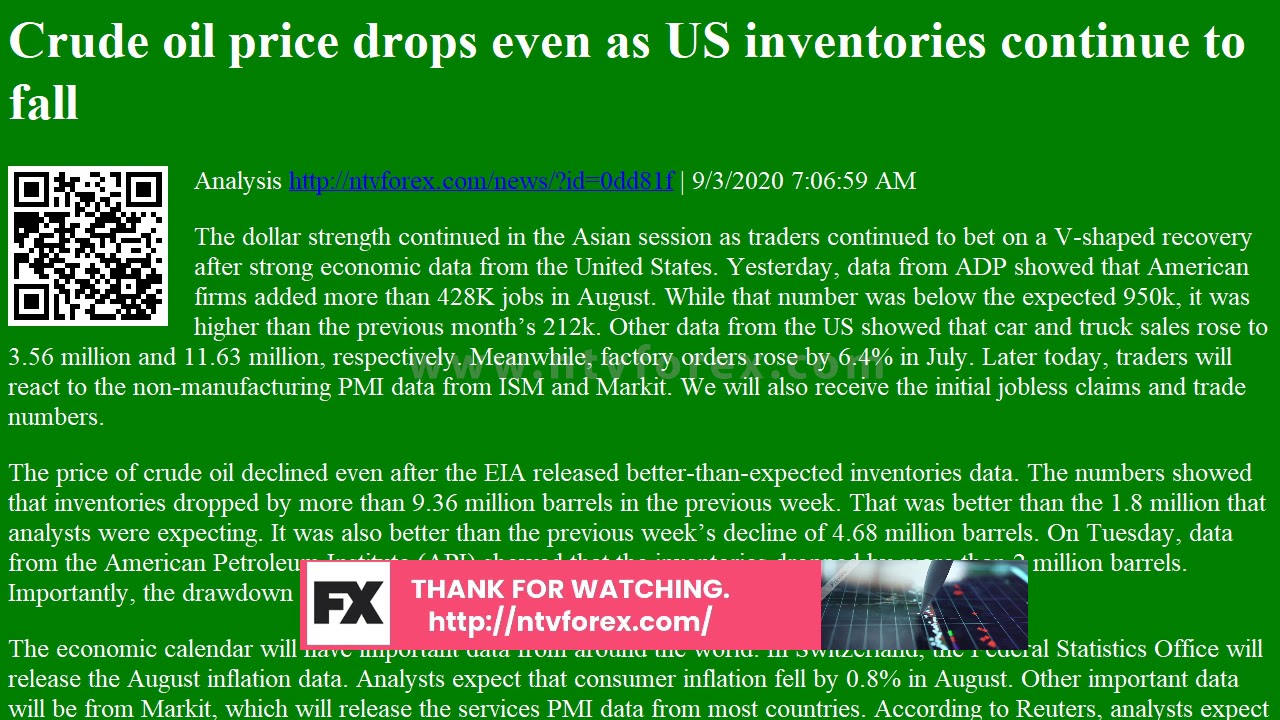 Analysis Crude oil price drops even as US inventories continue to fall ...