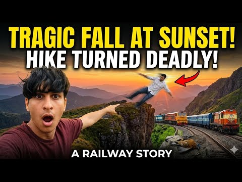 🚂 "We Saw 3 Trains, A Beautiful Sunset & Something Unexpected! 😱"