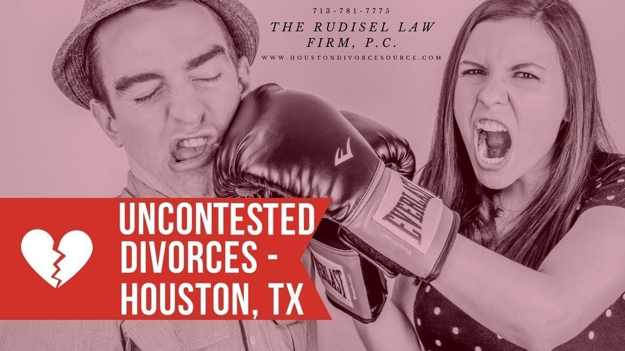 Uncontested v Contested Divorce Divorce lawyers in Houston TX YouTube
