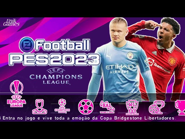 Pes 2023 PPSSPP Europeu e Champions League Atualizado – FernandoPlay