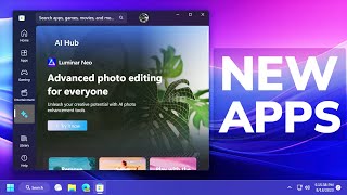 New Apps in Windows 11 Main Release - Paint with Dark Mode and Microsoft Store AI Hub screenshot 4