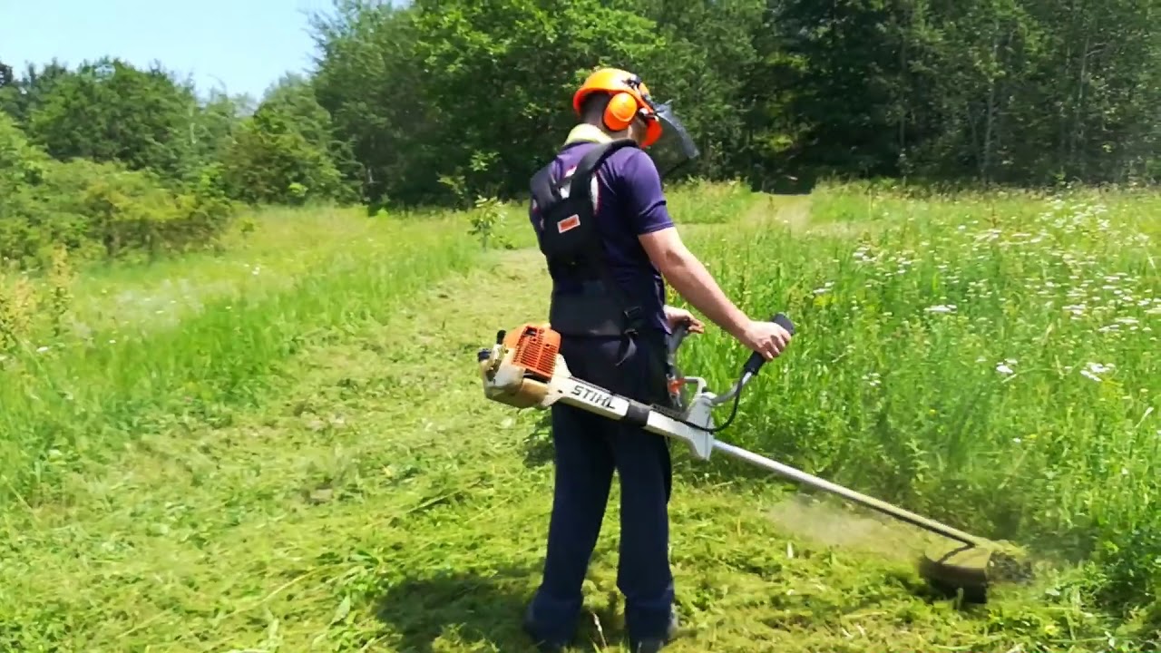 Stihl fs300 Work - YouTube