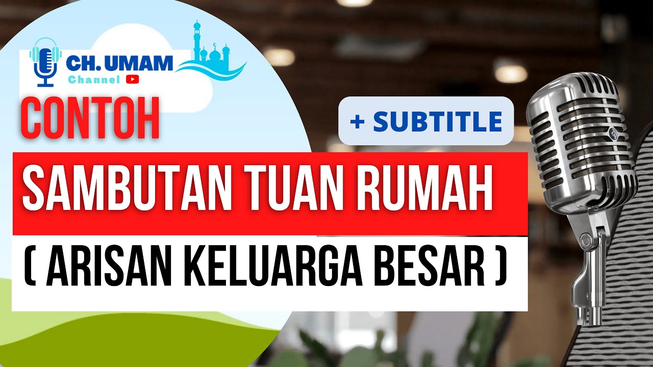 sambutan tuan rumah arisan keluarga - YouTube