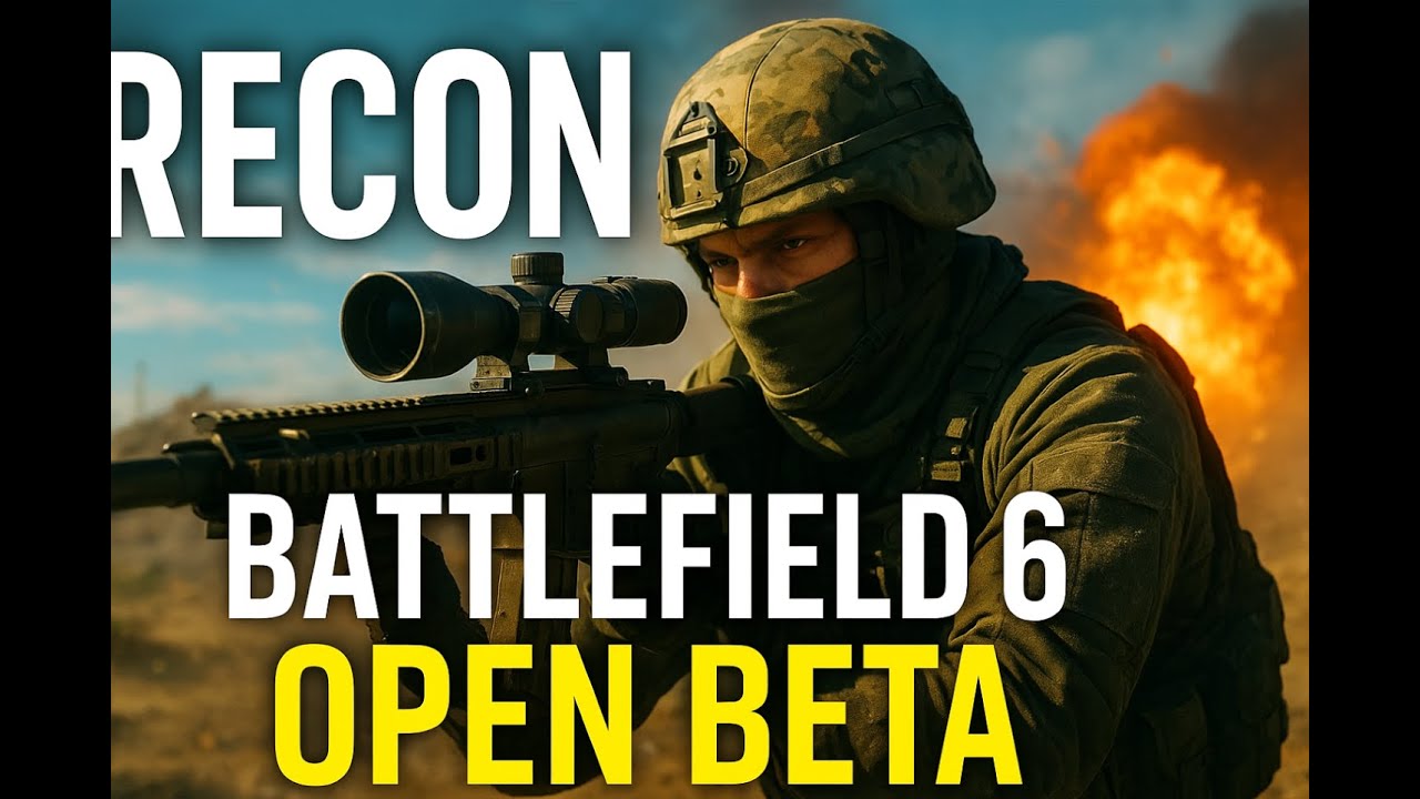 Battlefield 6 BETA - RECON CLASS GAMEPLAY