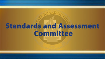 2025-12-05 | December 5th, 2025 Standards and Assessment Committee (Live) | USBE