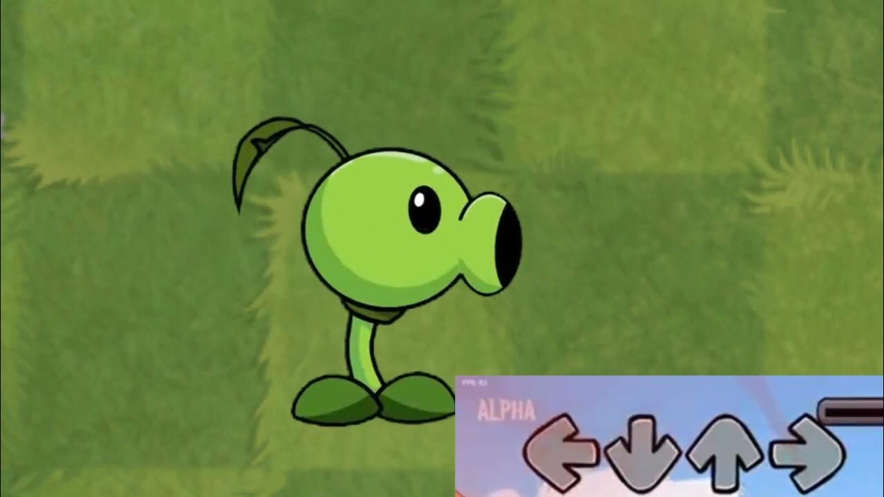 (FNF/PVZ/DC2) Peashooter Side View model preview YouTube