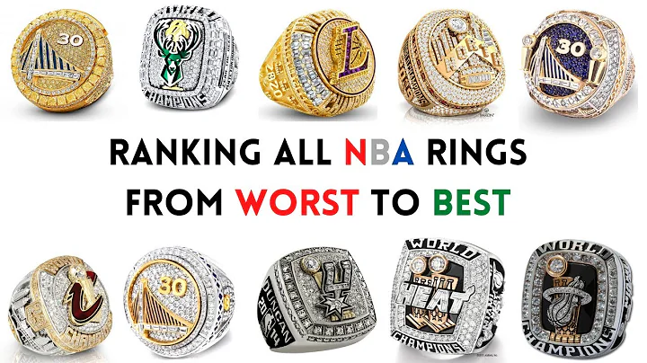 Ranking All NBA Rings WORST to BEST! (2022)