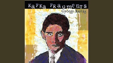 Kafka Fragments, Op. 24, Pt. 1: No. 18, Träumend hing die Blume (Hommage à Schumann)