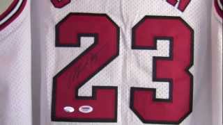 Michael Jordan Autographed Authentic Jersey -  PSA/DNA