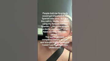 Pretend to sip coffee, pause, then smile warmly #airlearnambadsador #airlearn