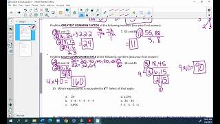 Module 5 study guide 1&2 answer key