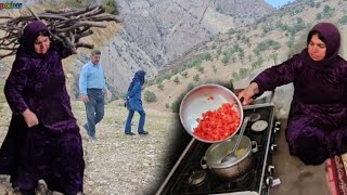 Making delicious food by Farideh Khanum