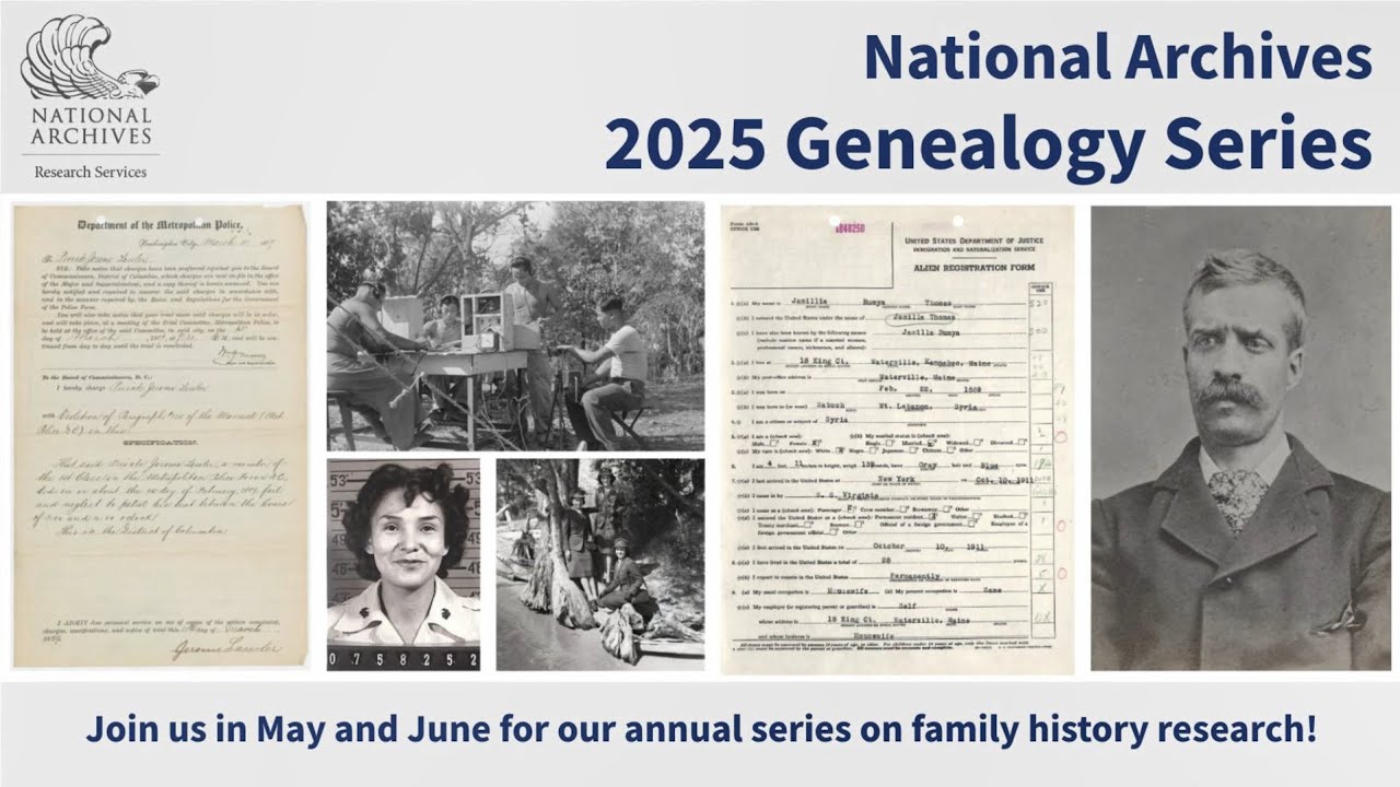 2025 Genealogy Series -  Washington, DC, Law and Order: Cops and Robbers, 1861–1991