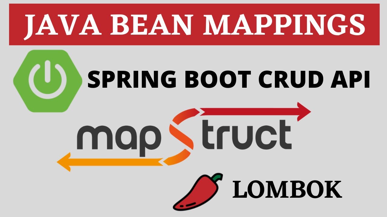 Spring Boot Mapstruct | Lombok  Mapstruct With Spring Boot Crud Api | Java Bean Mappings