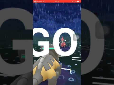 ワンアシッドボム！中継ぎヌオーから3連ボム！【ポケモンGO】