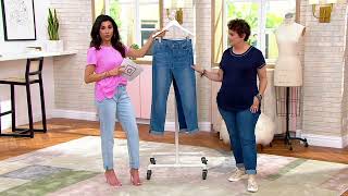 Laurie Felt Daisy Denim Boyfriend Jeans 