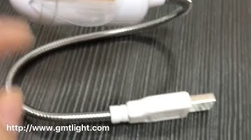 USB LED flashing message fan