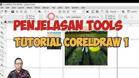 Pengenalan Tools dan Penjelasan Interface Coreldraw | Tutorial CorelDraw untuk  Pemula Part 1