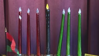 Celebrating the first day of Kwanzaa