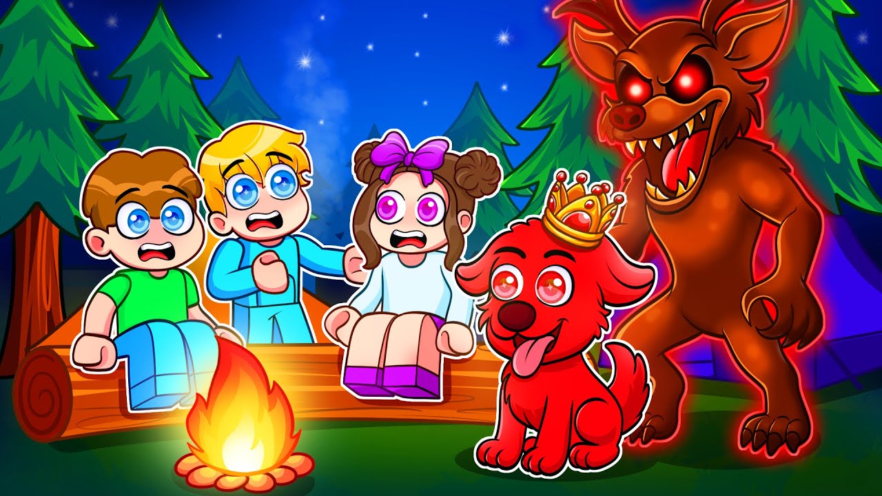 Ein HUND werden in 100 TAGEN ÜBERLEBEN im gefährlichsten WALD in Roblox!