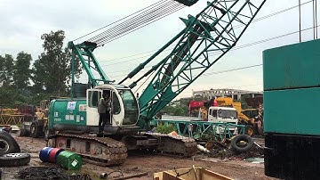 Bán cho thuê cần cẩu bánh xích 55 tấn kobelco 7055.Liên hệ 0985.080.911