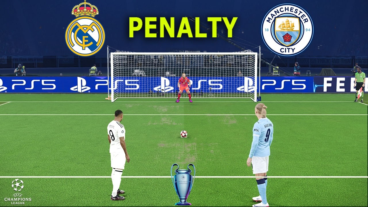 REAL MADRID vs MANCHESTER SITY | Penalty Shootout | UEFA Champions League 1/8 Final | PES Gameplay