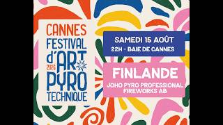 🔴 LIVE Feu d'Artifice de Cannes - 15 août 2026 | Festival d'Art Pyrotechnique 🎆