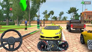 Taxi SIM 2020 | Rome City : Yellow Lamborghini Huracan Wheel Drive Car Simulator Android Gameplay